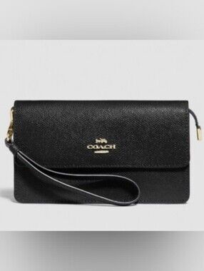 Coach Crossbody/Wristlet/Clutch Black